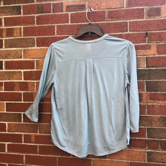 H&M top blueish grey color - Picture 5 of 6